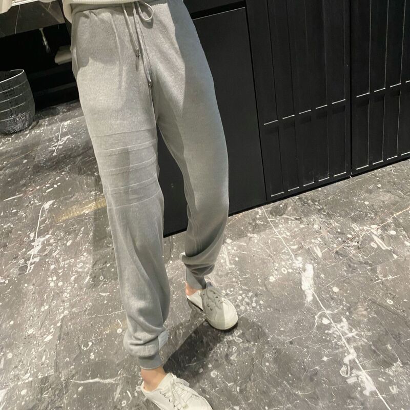 Special non-return tb four-bar invisible leisure sports yarn-dyed tight pants early autumn casual pants