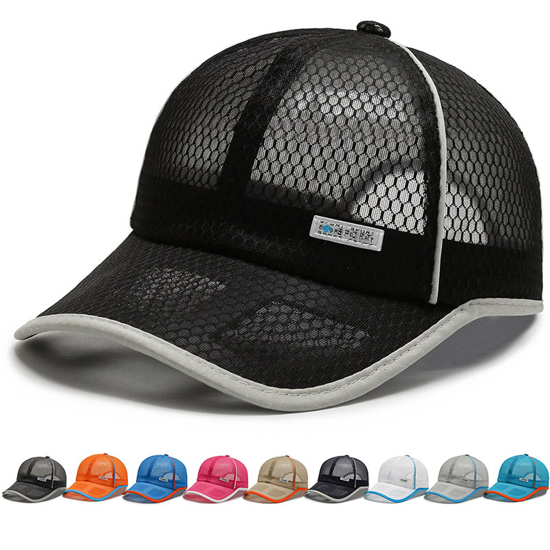 Baseball Cap For Adults Breathable Mesh Sunshade Hat For Summer_voghion.com