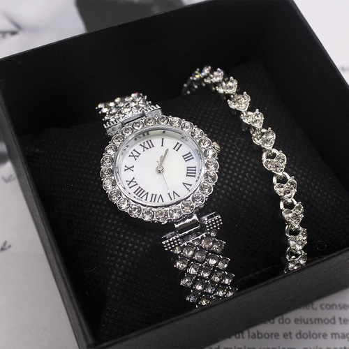 wristwatch set watch ladies bracelet watch set foreign trade diamond watches women