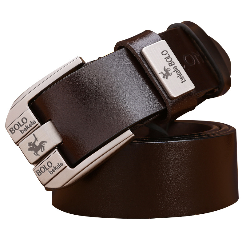 Genuine leather belt image 2