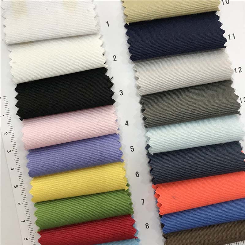 涤棉洗水  143个颜色 现货供应  厂家直销  衬衫面料 334595