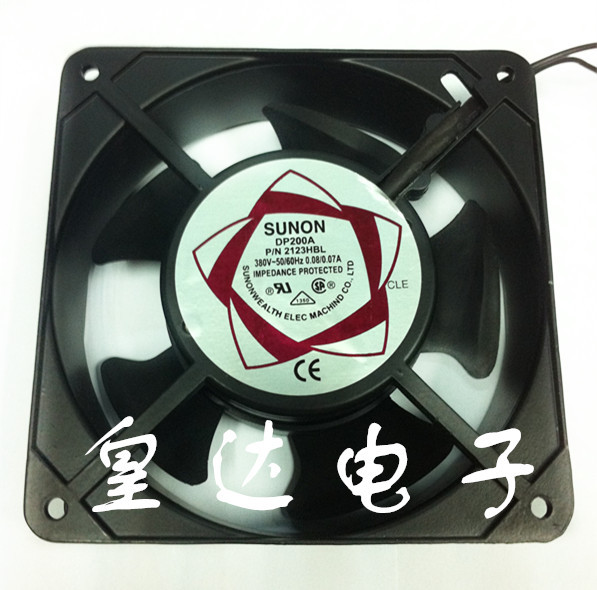 厂家直供 机箱用风机工业风扇 12038滚珠散热风扇轴流风扇380V