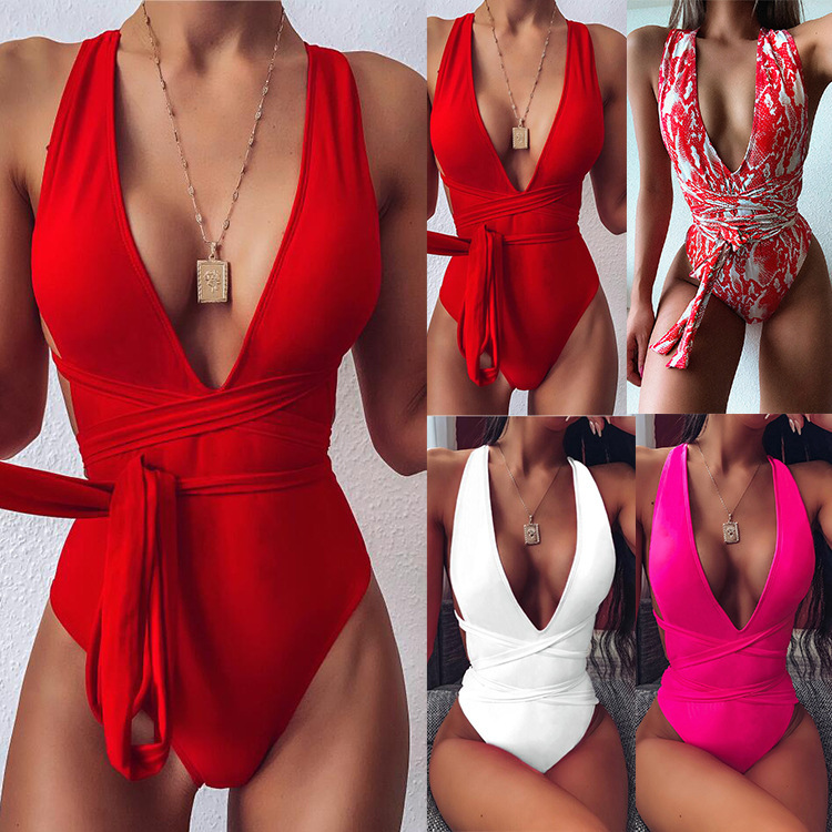 AliExpress One-Piece Swimsuit 2021 Forei...