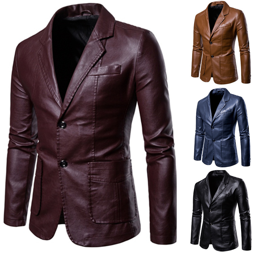 Veste en cuir homme - Ref 3443869 Image 3