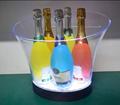 750ml 5瓶装香槟桶 冰酒桶 亚克力冰桶  透明冰桶 酒吧发光用品