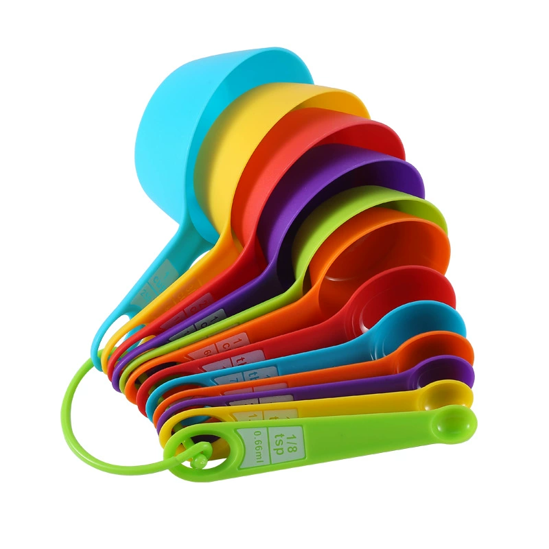 Measuring cup, plastic tools set, measuring spoon scaled, 12 pieces, 12 pieces