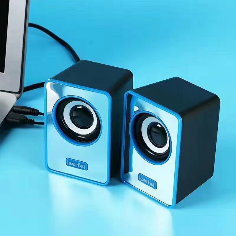 Lafeng N7 loudspeaker box computer Wired USB sound household lovely Desktop notebook mobile phone External speaker