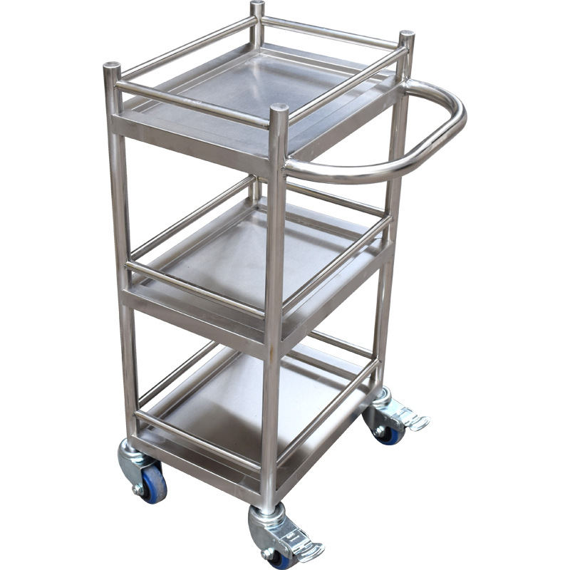 repair Tool car laboratory equipment Place Freight garden cart double-deck multi-storey stainless steel Turnover car