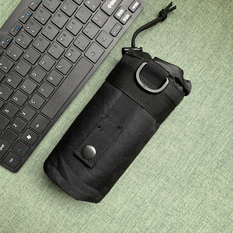 Bolsa de hervidor táctico al aire libre bolsa de la cintura corriendo montañismo hervidor de agua bolsa portátil camuflaje multifuncional hervidor de agua bolsa cordón impermeable