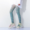 Color Popes Personal pattern printed pantyhose