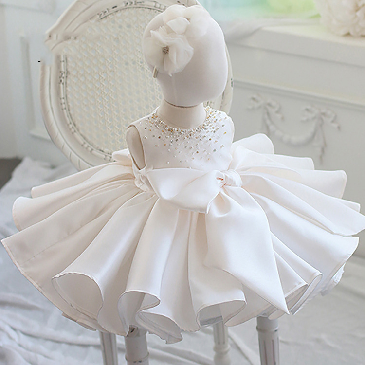 Baby one-year-old dress princess dress g...