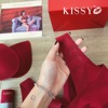 限量版正品kissy圣诞红内衣女背心如大红色本命年文胸套装吻代发|ru