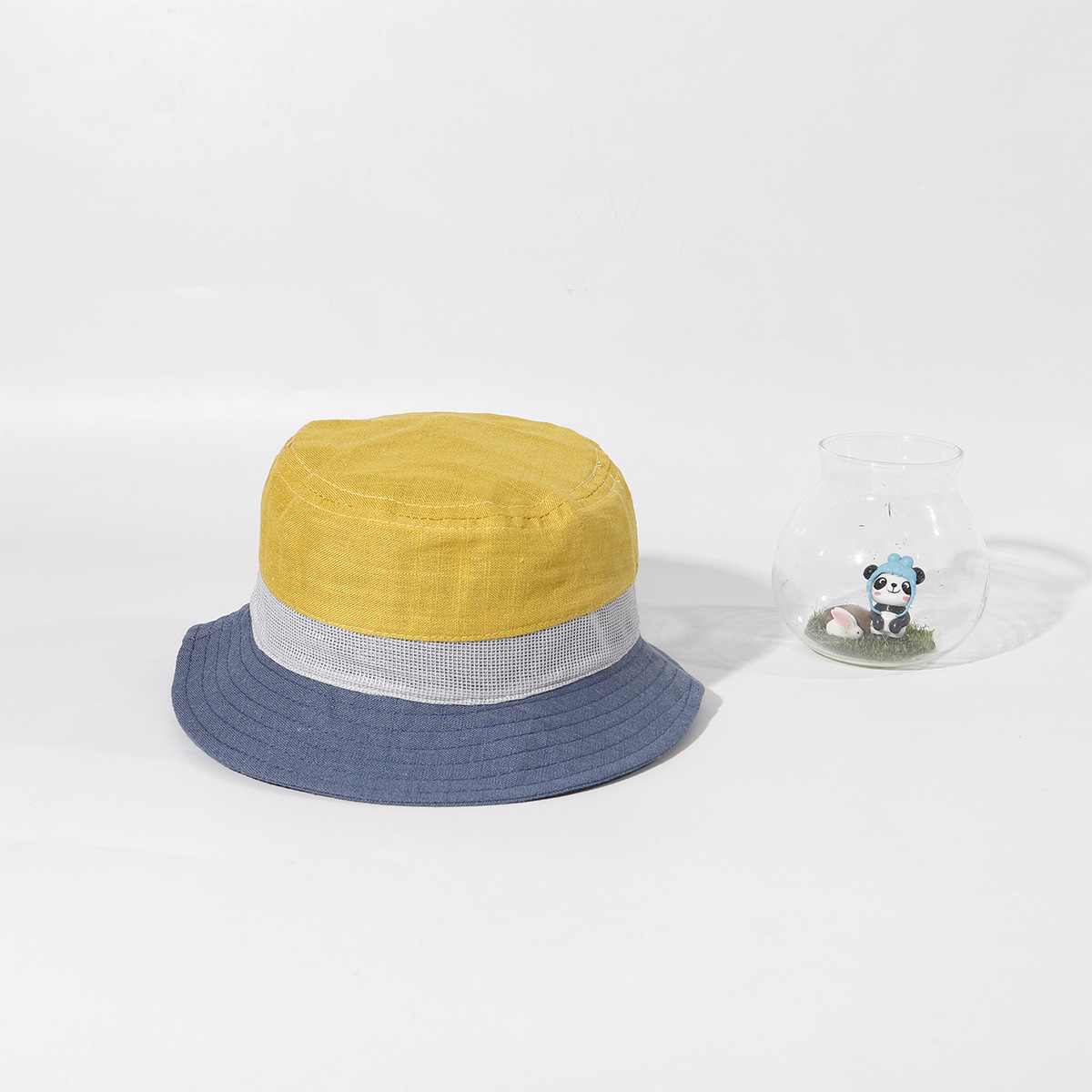 Children's Hat Summer Sunscreen Fisherman Summer Sun Hat Boy Baby Gauze Hat Wholesale Nihaojewelry display picture 8