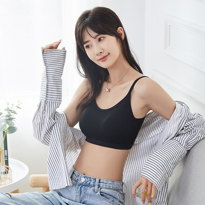 寶娜斯少女日系內衣女無鋼圈學生初中高中少女大胸顯小文胸薄款夏
