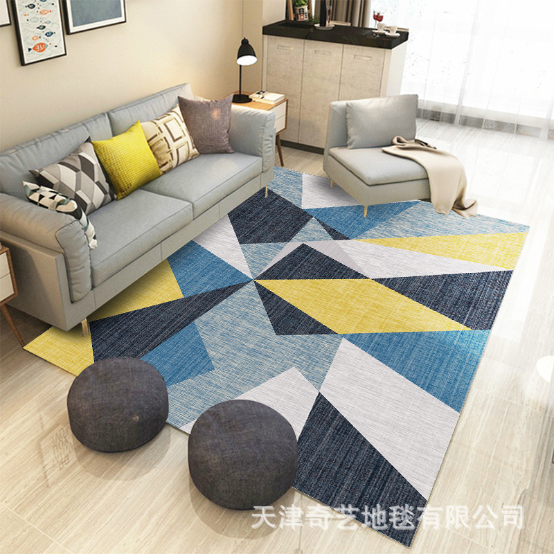Alfombras sala de estar 2025 nuevo engrosado ligero de lujo sofá de alta calidad alfombra de mesa de té simple alfombra antideslizante y resistente al desgaste