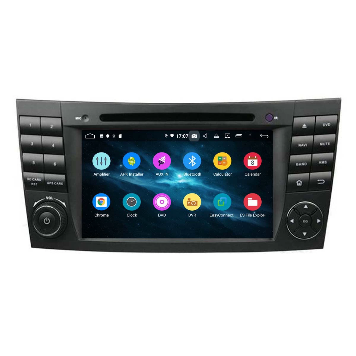 Подходит для Mercedes-Benz W211 W219 W463, Mercedes-Benz C- и E-генерации, семи дюймов, Mercedes-Benz Android навигатор