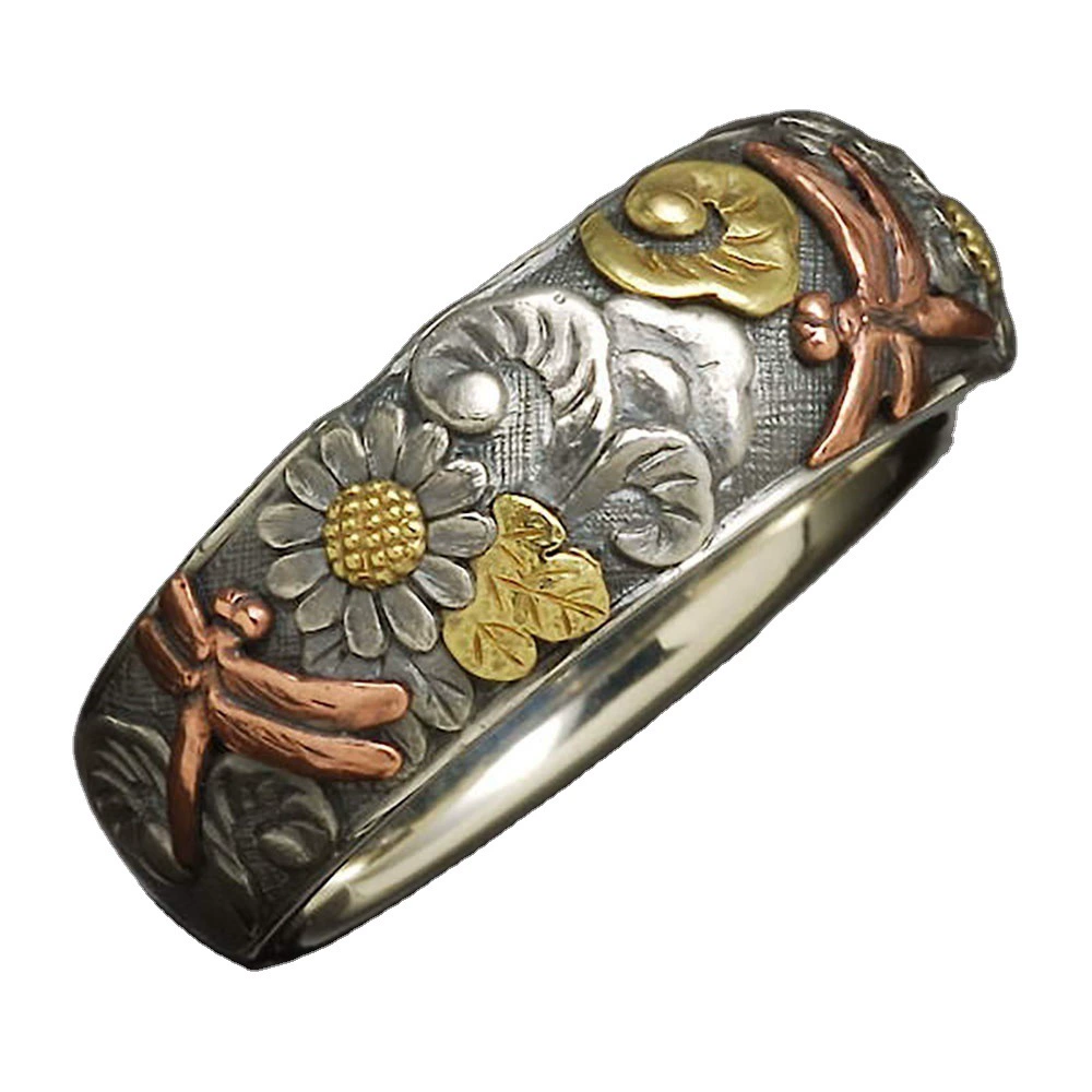 (Cross-border trading), retro ring, wish, European style, flowered, direct factory sales