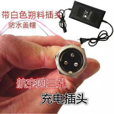 Электрический велосипед с дельфином, электромобиль, скутер h'l24 V-72V, авиационная головка, круглый порт для зарядки с тремя отверстиями