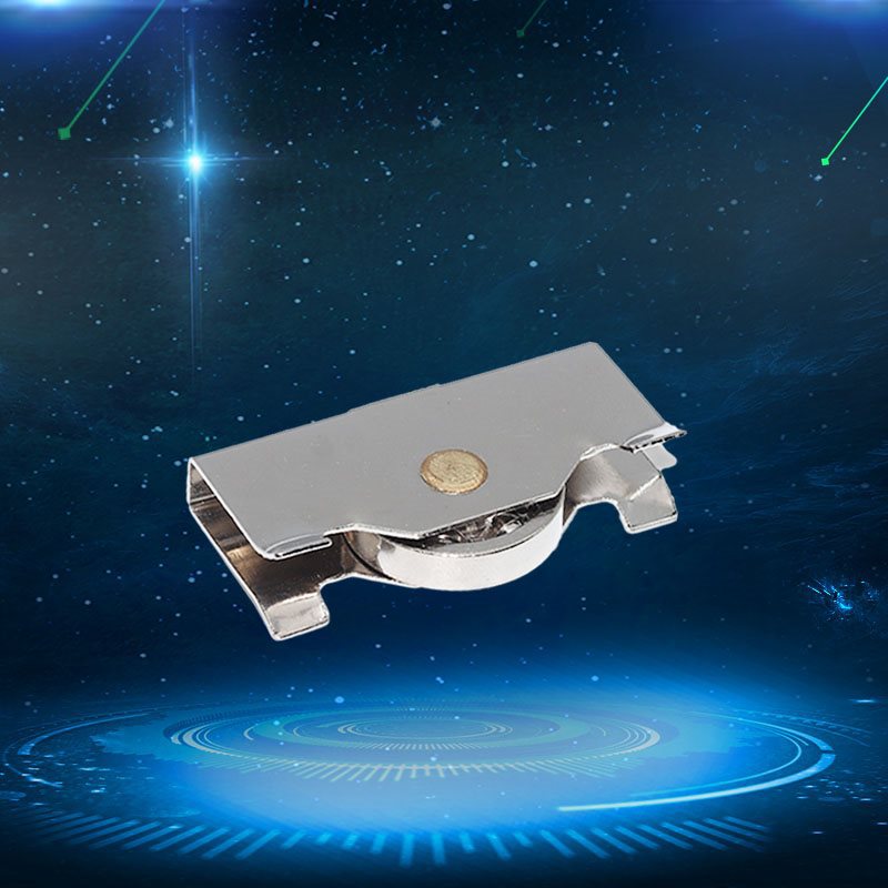 玻璃门轮滑轮移门滑轮玻璃轮推拉移门轮子展示柜门滑轮大扁滑轮