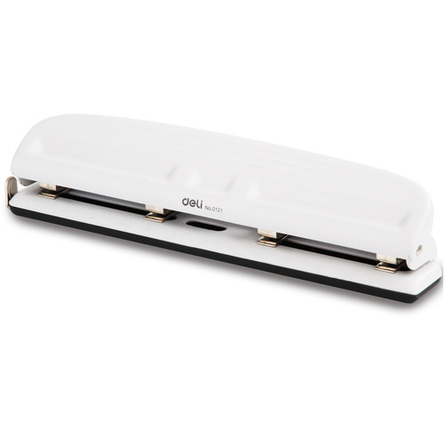 Deli four-hole punch machine, multi-hole adjustable hole punch machine, can punch A4 paper data 0121