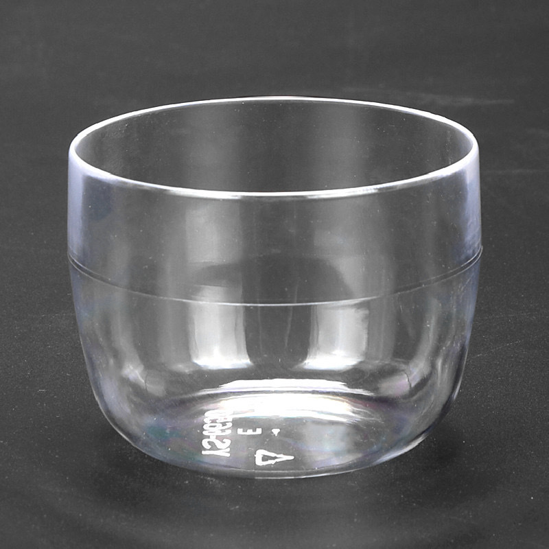 慕斯圆口甜品杯 现货雪糕球形杯慕斯矮杯前菜杯 透明球形塑料杯