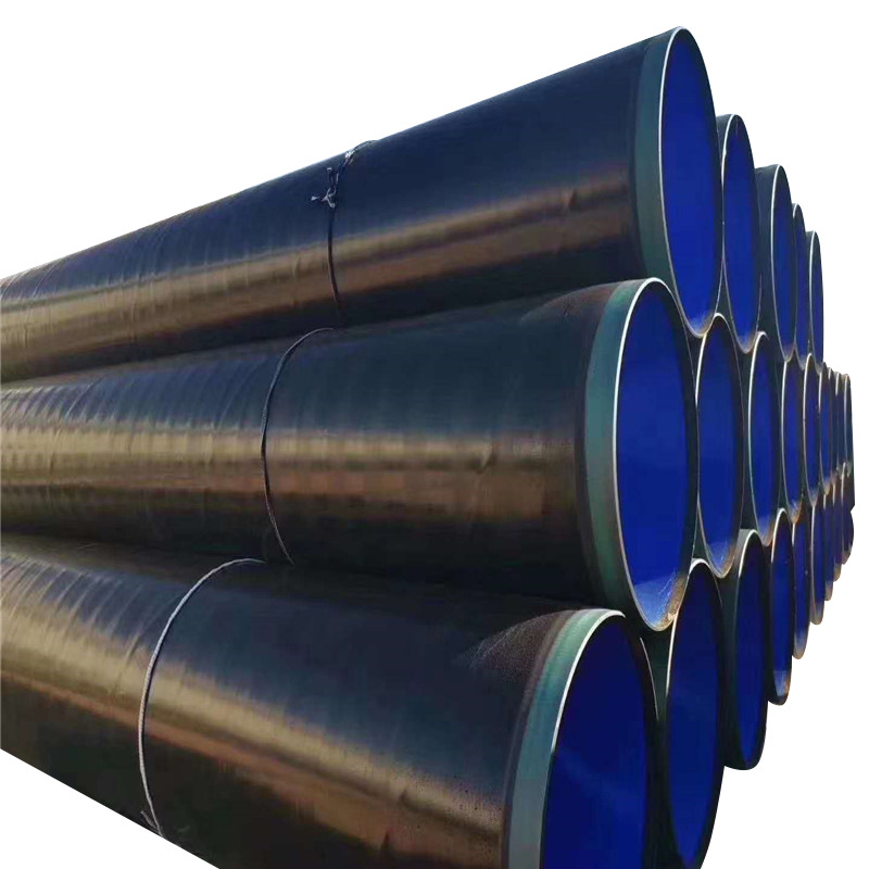 厂家直供龙都钢管TPEP防腐钢管涂塑螺旋钢管内外防腐涂塑钢管