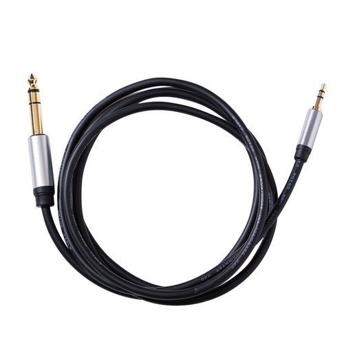 3.5 to 6.5 male to male electric guitar electric piano amplifier audio mixer cable 6.35mm audio cable