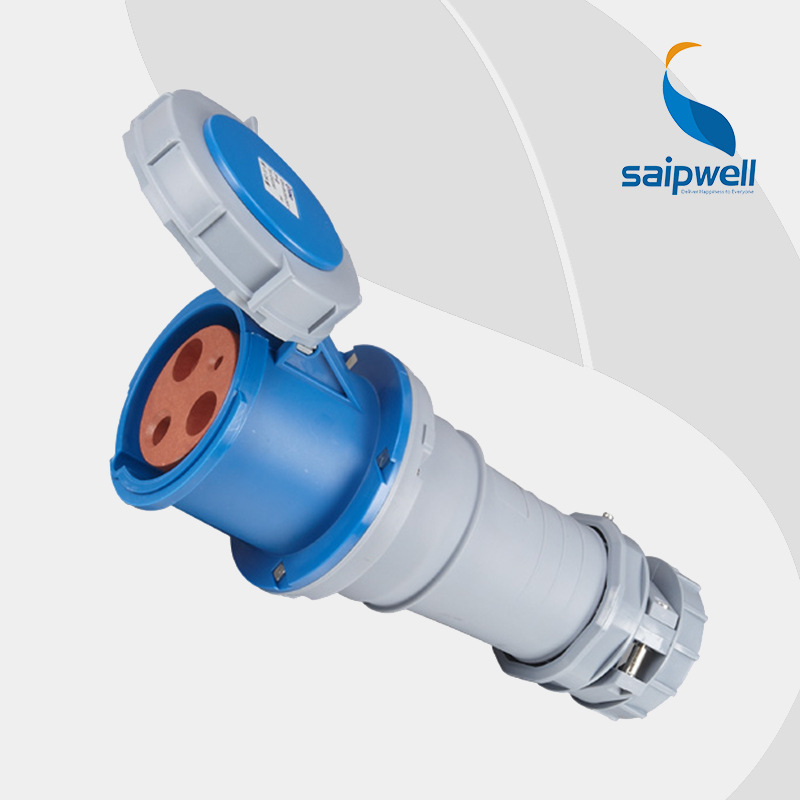 现货 SP-3390大电流插座 IP67防水连接器 3孔 125A工业电源插座