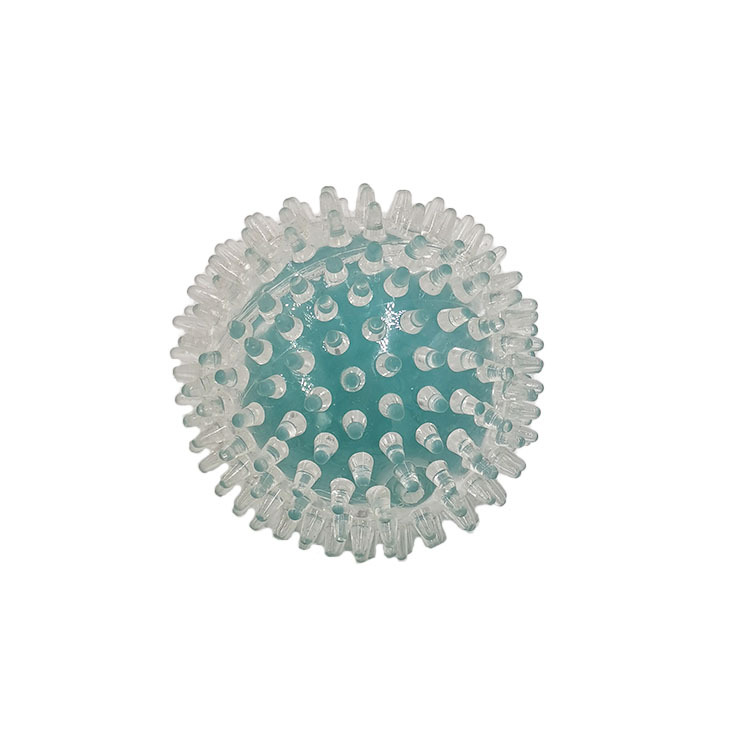 Suministro directo de fábrica nueva Bola de juguete vinilo luminoso sonido resistente a la mordedura TPR bola para mascotas perro interactivo gato juguete al por mayor