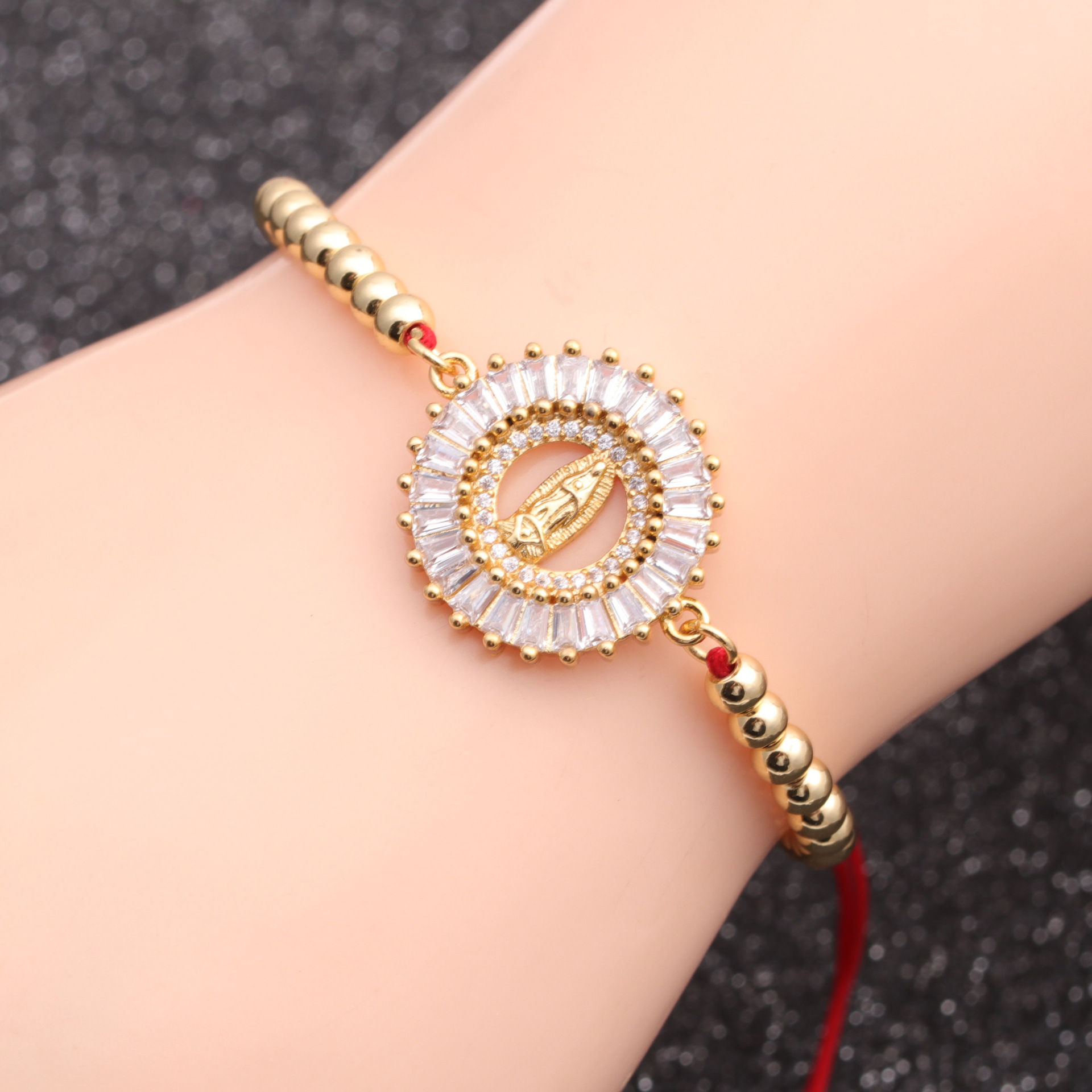 亚马逊饰品 欧美配饰 巴西风玛丽亚娜女士手链chain bracelet