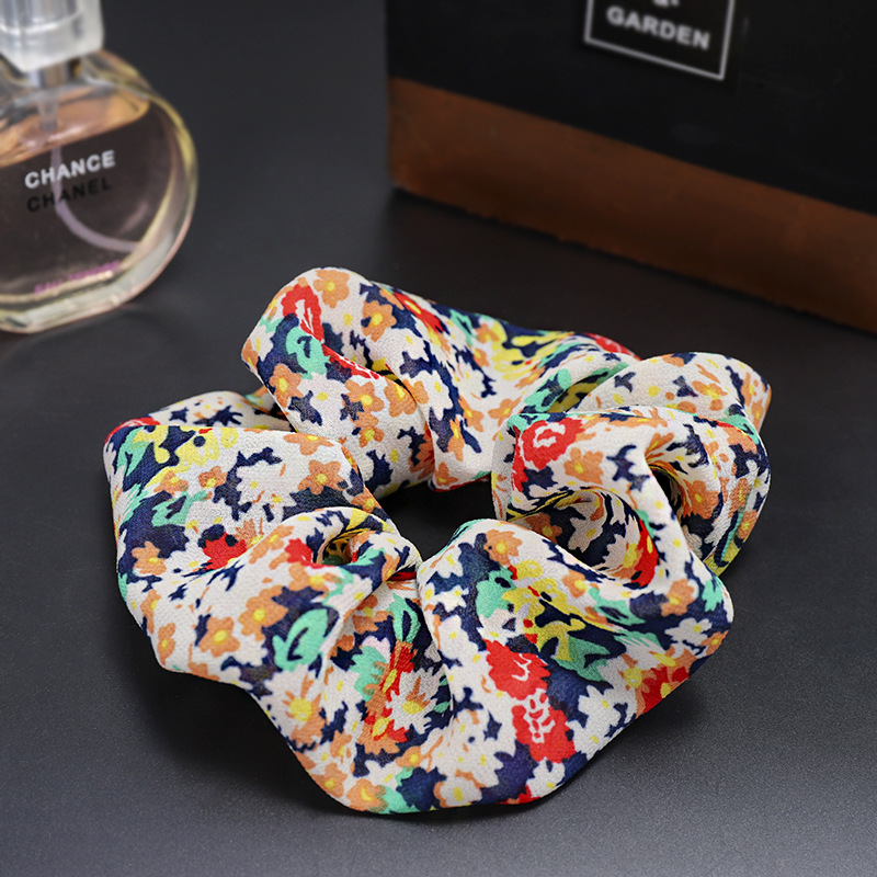 New Simple Printing Cute Cheap Scrunchies Wholesale display picture 2