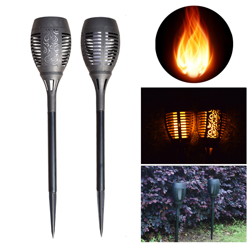 新款太阳能led火焰灯 火把灯 户外装饰景观灯 庭院花园装饰景观灯