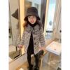 Spring autumn jacket, long children's coat girl's, children's clothing, Korean style, mid-length