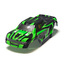 SG1601大腳車殼 越野車殼 RC模型車車殼 玩具車殼1:16橙色/綠色殼