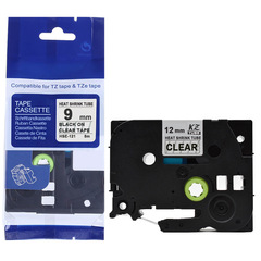 適用brother兄弟標籤機色帶9/12/18MM保密色帶留痕色帶熱縮管HSE