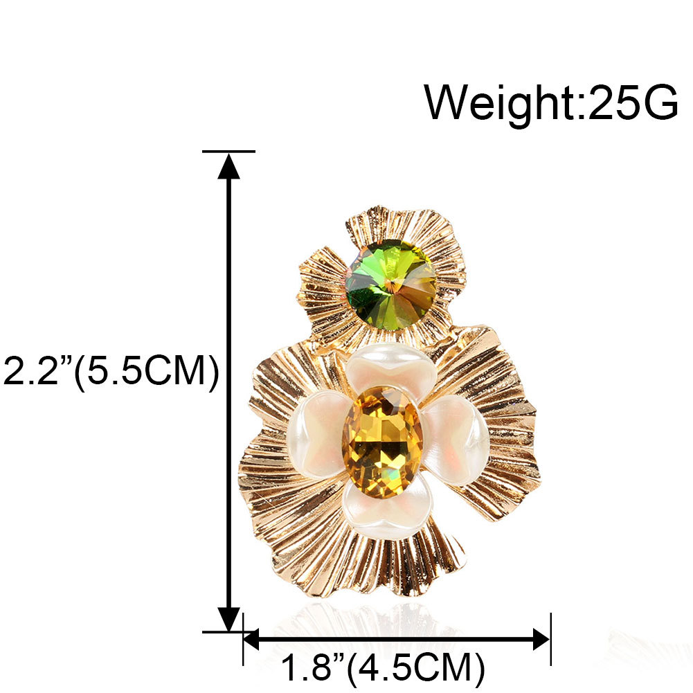 New Flower Earrings Female Fashion Simple Colorful Earrings display picture 1