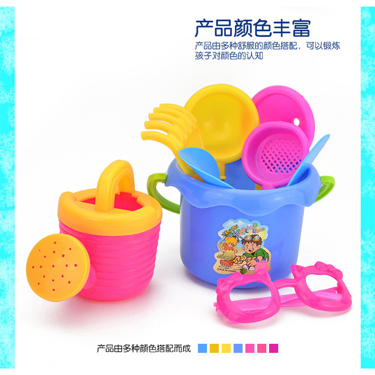 Cross border Spray kettle Beach 9 Set of parts children Bathing take a shower Toys summer Seaside Toys