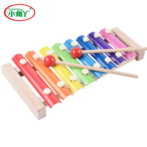 Infants and young children's eight-note xylophone player plays the piano for 8 months old baby educational music toy 1-2-3 years old early education 0