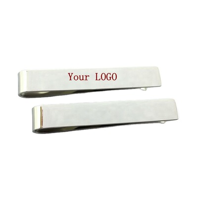 厂家 时尚简约不锈钢领带夹休闲服装配饰钛钢领夹 ins风定制现货