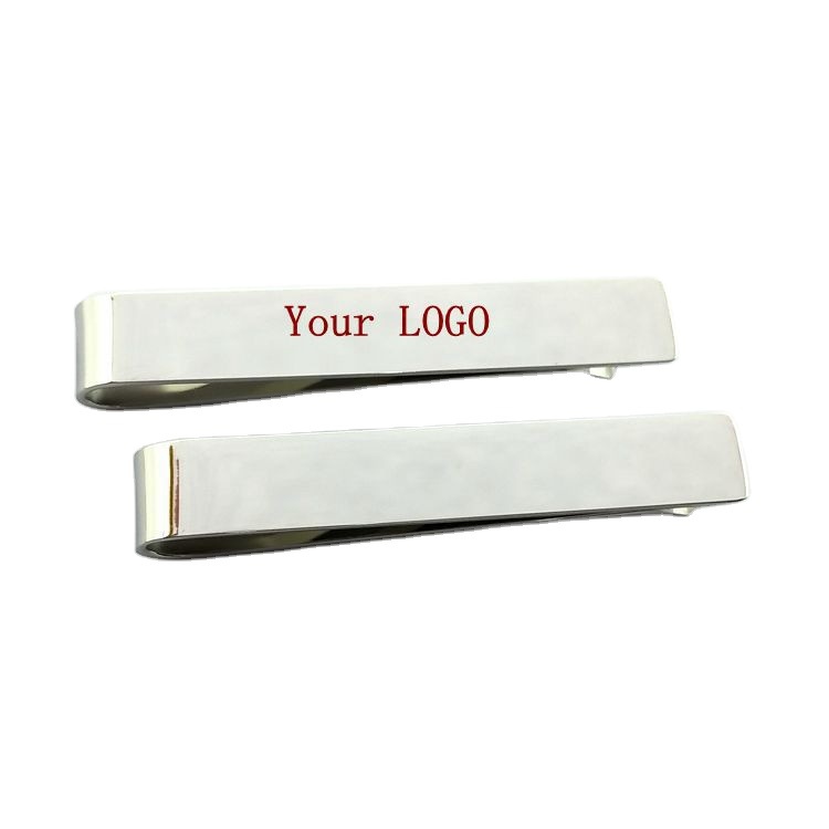 厂家 时尚简约不锈钢领带夹休闲服装配饰钛钢领夹 ins风定制现货