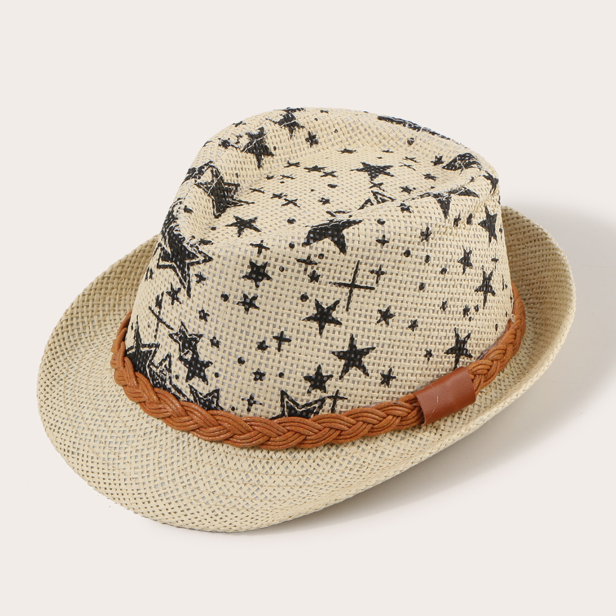 Pentagram Jazz Top Sun Hat Western Cowboy Chapeau De Paille Out Sun Hat Vente En Gros Nihaojewelry display picture 4