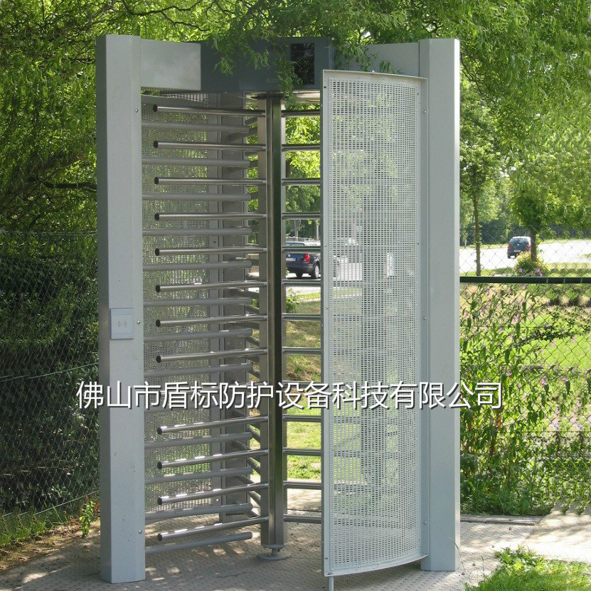 机场高端全高转闸门厂家,三翼120度旋转双向通道闸,景区门禁转闸