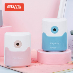 7810簡素橢圓造型削筆器簡約大方幾何卷筆刀莫蘭迪色系學生削筆刀