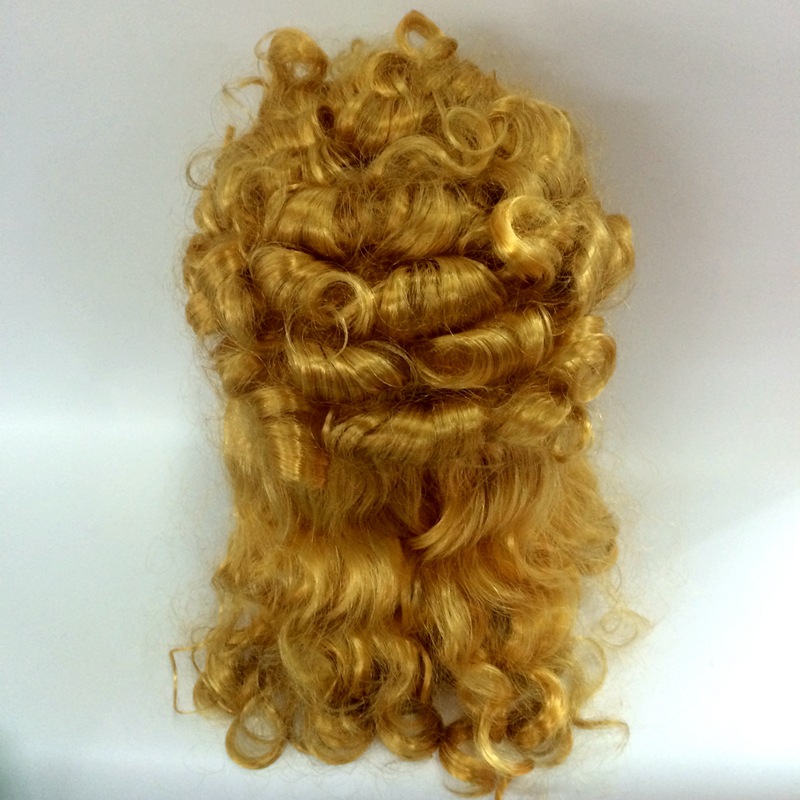 Men's mid-length curly hair coverings, single-color men's wigs, male singers, celebrities, star performances, performance wigs, hair coverings detail image 6
