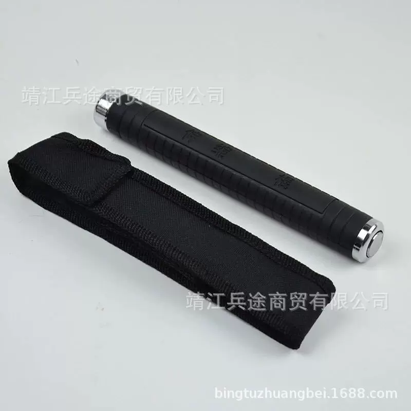 伸缩三节棍防身车载自卫棍合金钢甩棍标配款批发【兵途】