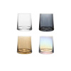 Japanese -style water cup handmade colorful household whiskey glass thick bottom ion plating water juice cup creative glass female