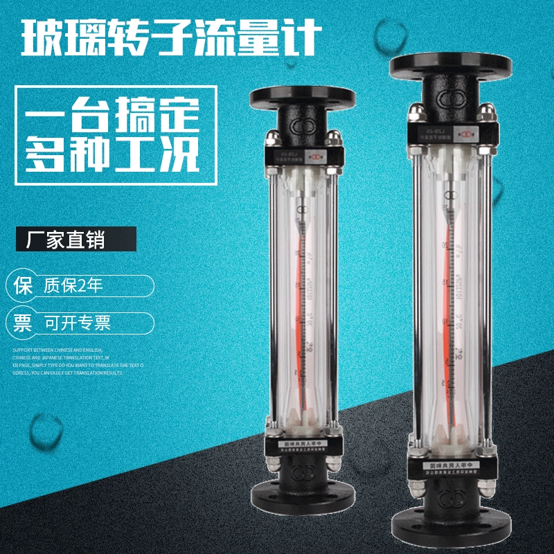 LZB-100 микророторный расходомер, устойчивый к высоким температурам, антикоррозийный расходомер для стекла, расходомер со стеклянным ротором