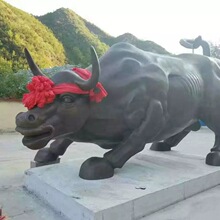 广场开荒牛铜雕拓荒牛金牛铜雕广场华尔街牛铜雕奋进牛铜雕