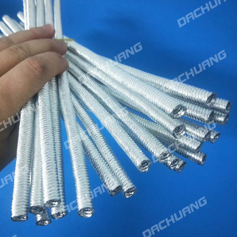 厂家供应铝隔热护套 铝箔管铝箔护套5-90mm规格齐全量大价优