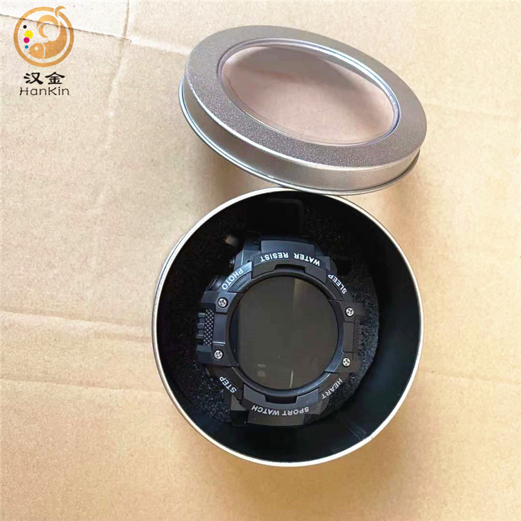 水晶头电子按键铁盒 鼻毛剪刀电子手表金属铁罐包装